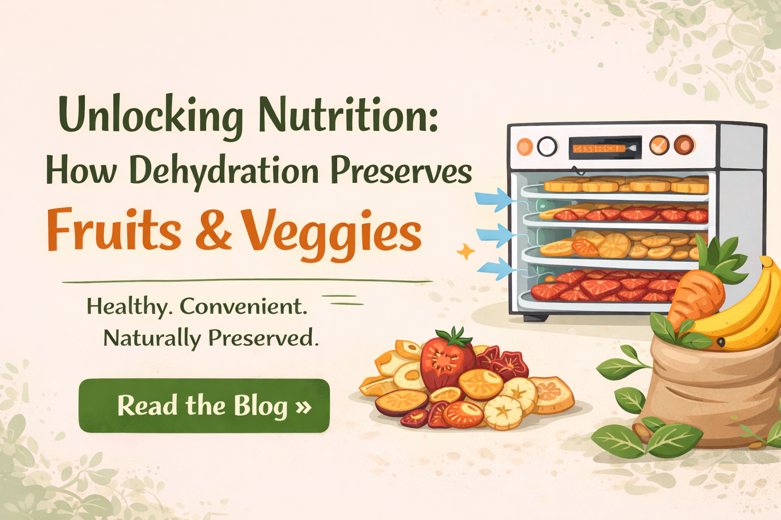 how dehydration preserves fruits and vegetables